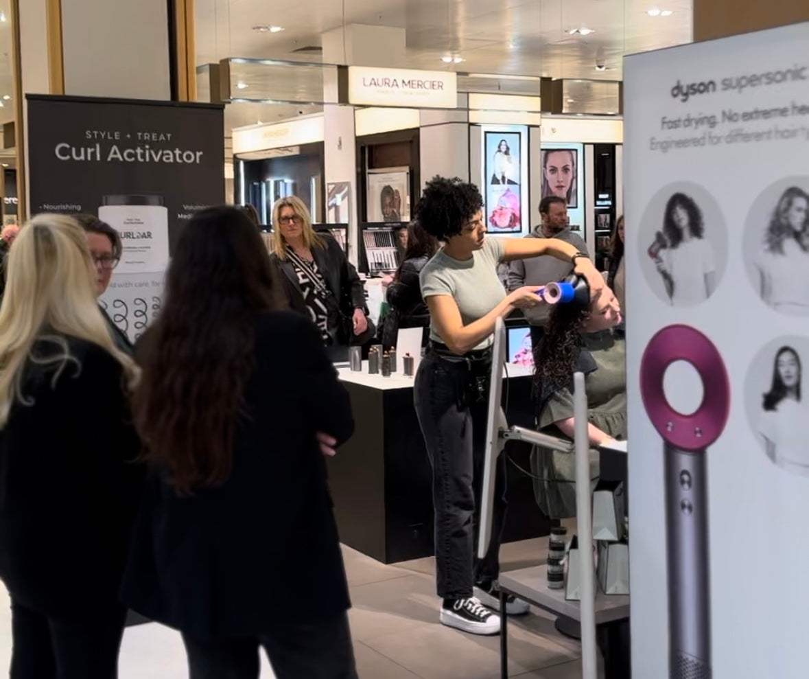 Dyson meets Curl Jar: A Collaborative Event at John Lewis Bristol